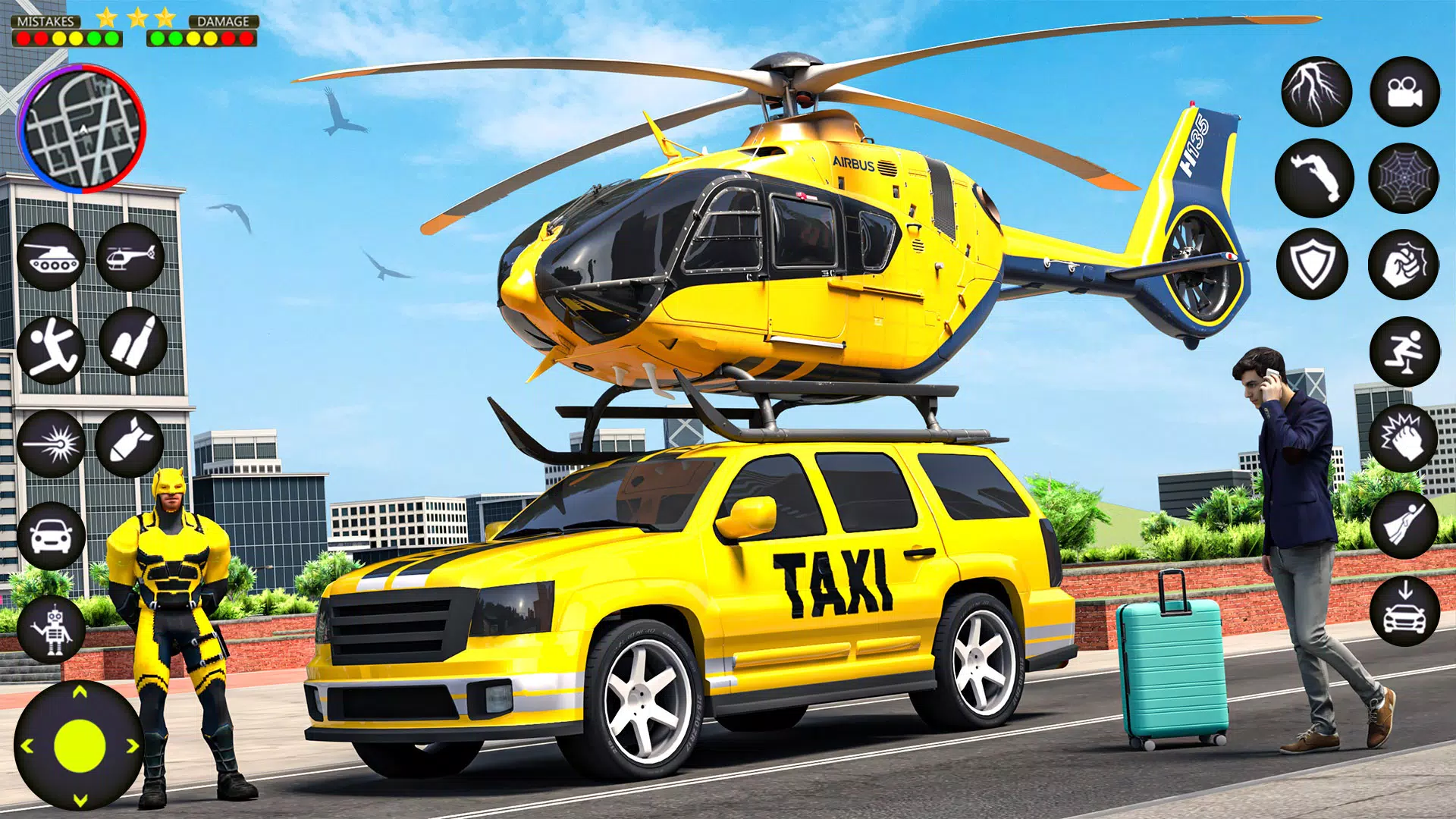 Taxi Driving: 3D Crazy Parking Captura de pantalla 2