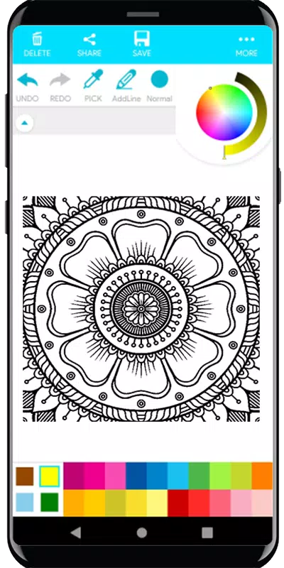 Coloring Mandala 스크린샷 1