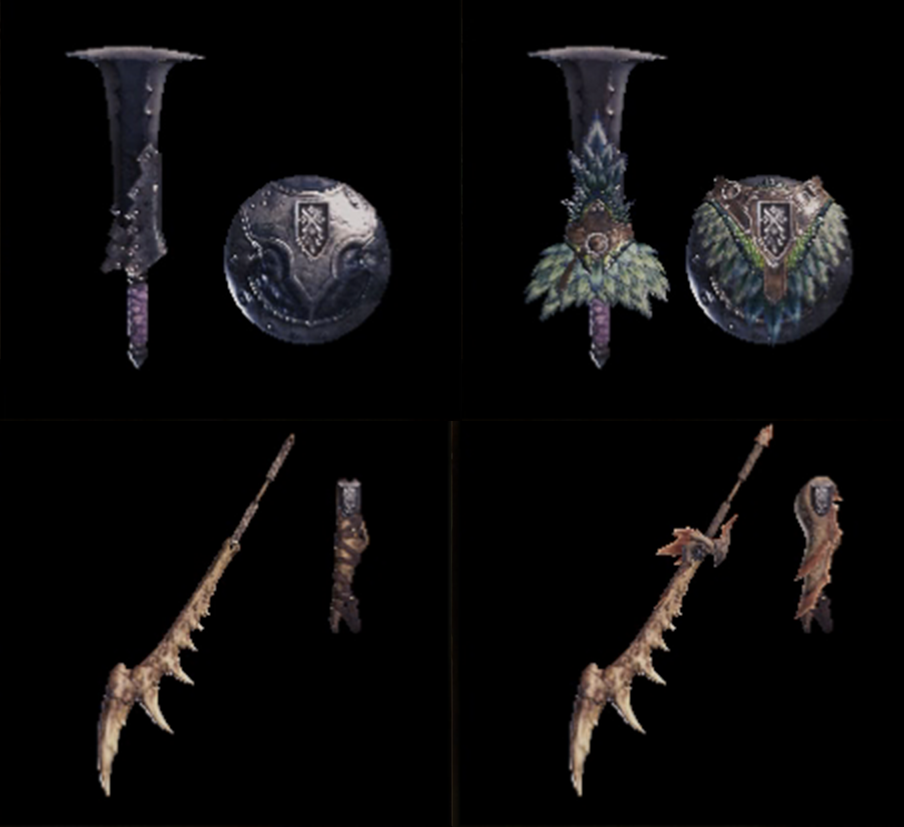 Paghahambing sa Monster Hunter World Weapon