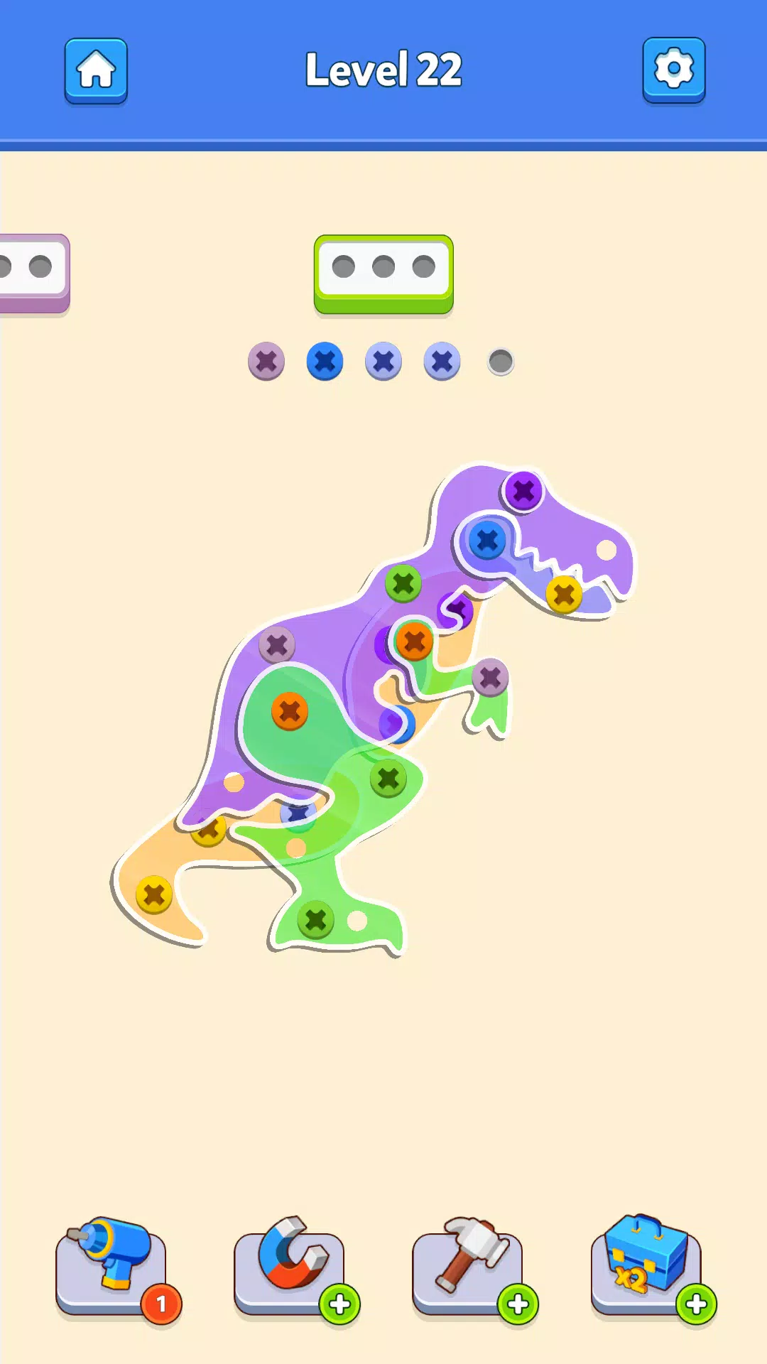 Screw Pin Jam Puzzle Nuts Bolt應用截圖第1張