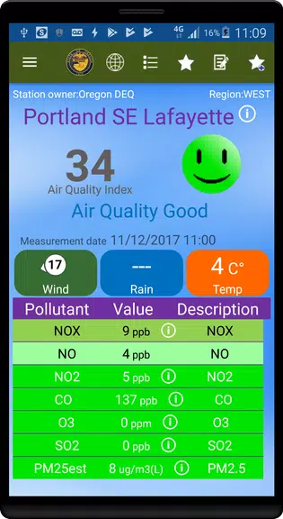 OregonAIR Captura de pantalla 1