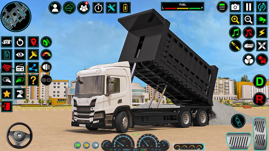 Car Transport Truck Driver 3D Скриншот 3