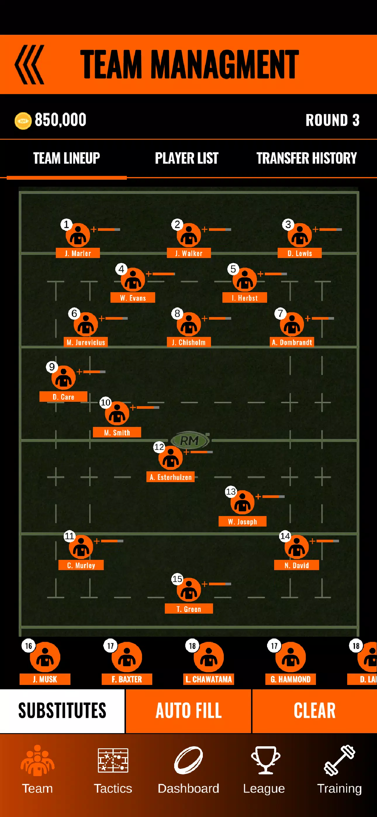 Rugby Manager 25應用截圖第1張