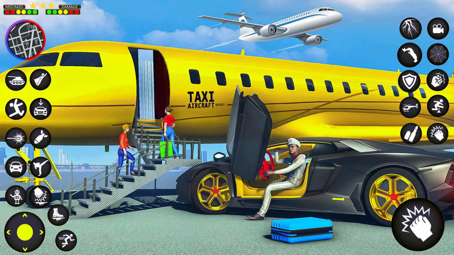 Taxi Driving: 3D Crazy Parking Captura de pantalla 1