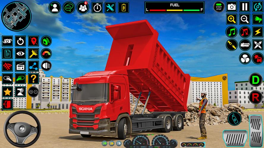 Car Transport Truck Driver 3D Скриншот 2