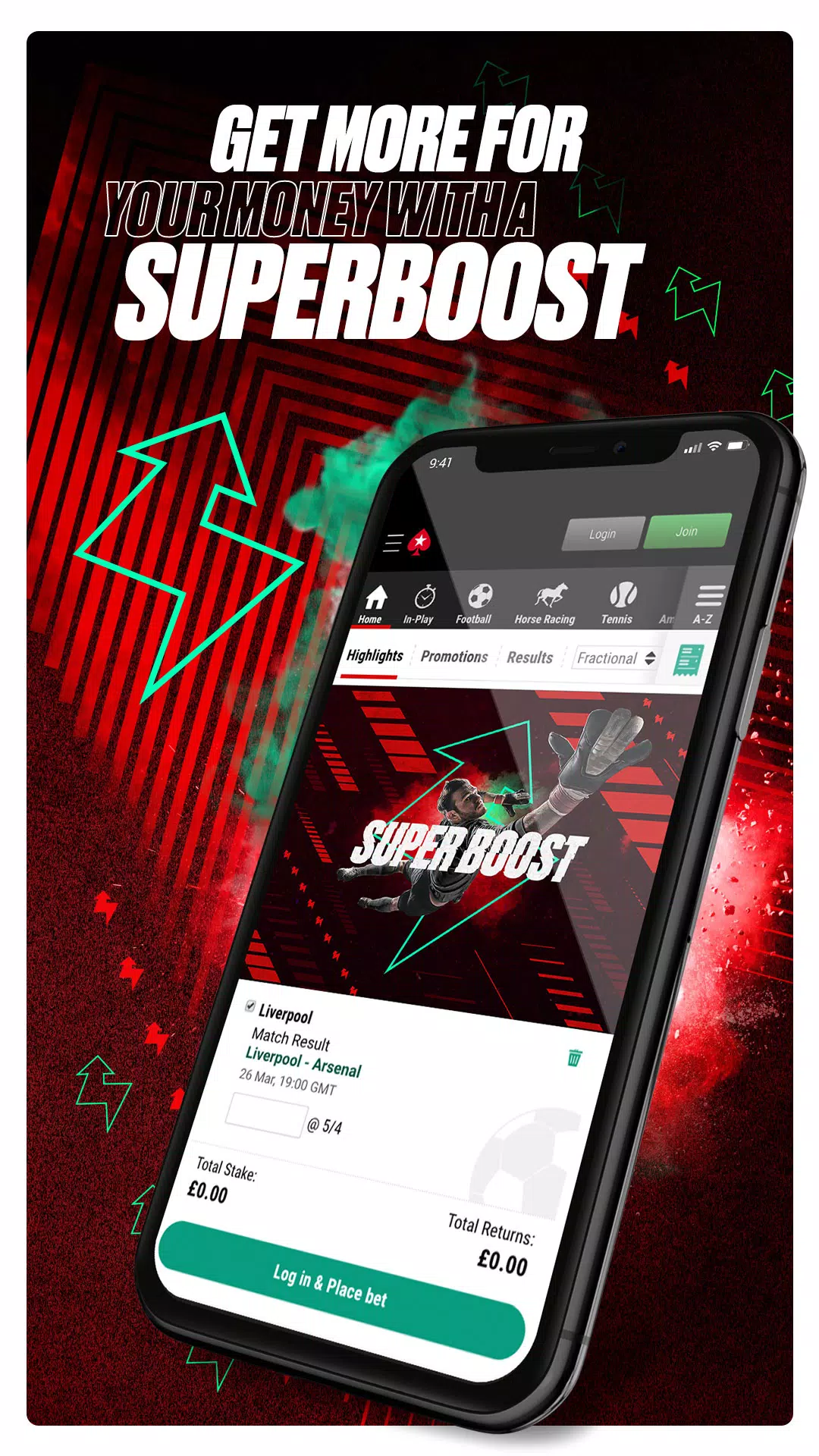 PokerStars Sports Betting EU Captura de pantalla 1