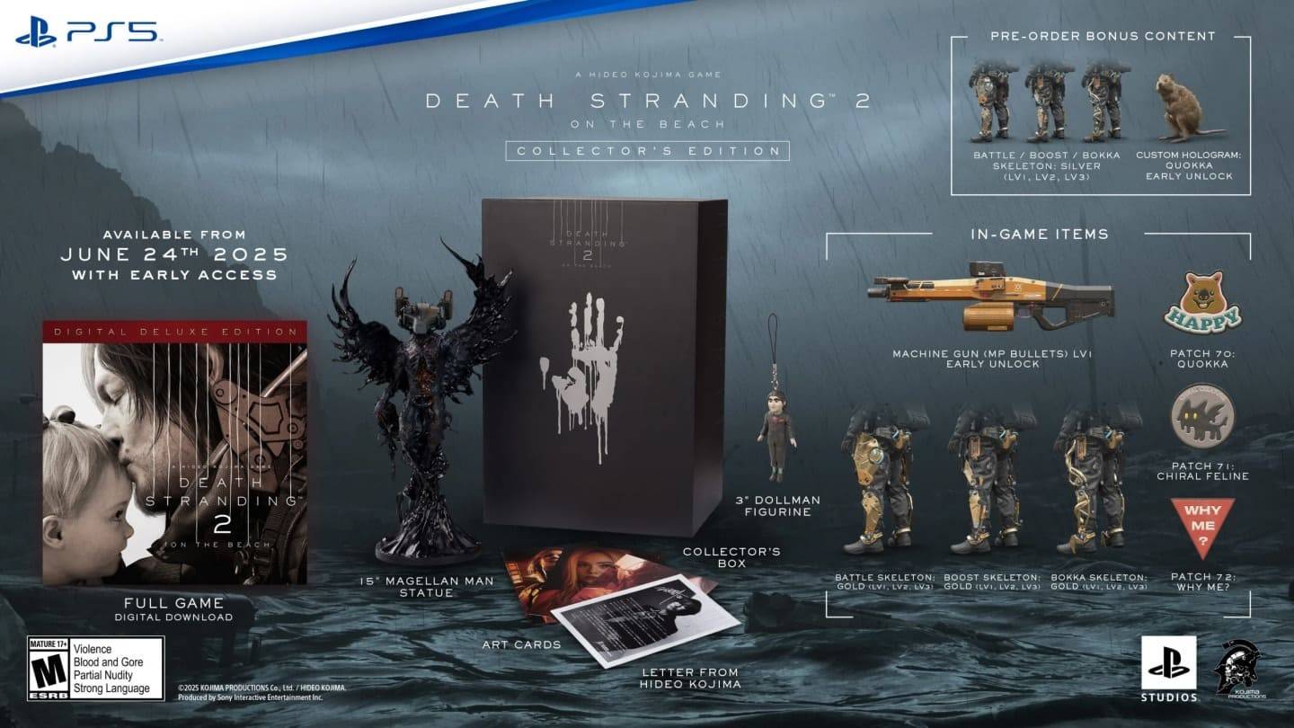 Sony svela il trailer dell'edizione collezionista per Death Stranding 2: sulla spiaggia