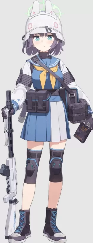 “在Blue Archive的爆炸任务中与Sorai Saki团队的顶级学生”