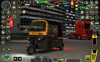 Schermata Rickshaw Game Rickshaw Driving 0