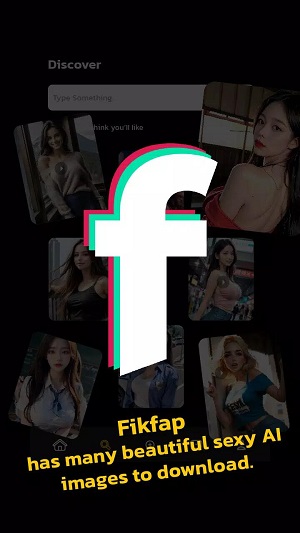 FikFap interface showing video feed