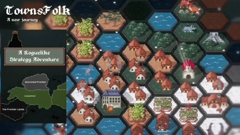 Townsfolk เป็น Roguelike ย้อนยุค Pixelated จาก Makers of Teeny Tiny Town ตอนนี้
