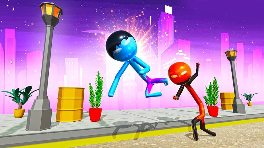 Stickman Ninja Fight: Ropehero應用截圖第3張
