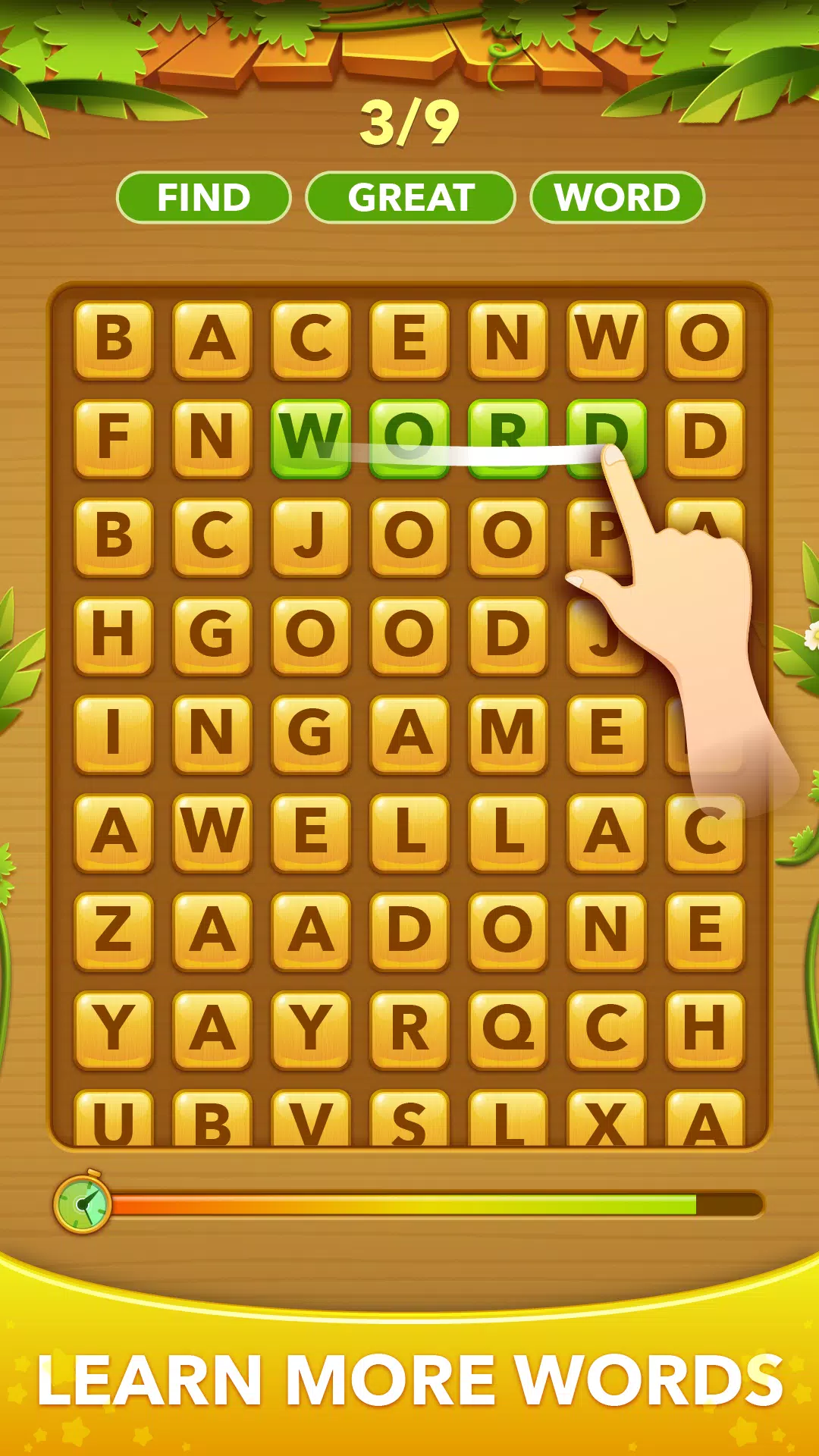 Word Scroll - Search Word Game Screenshot 1