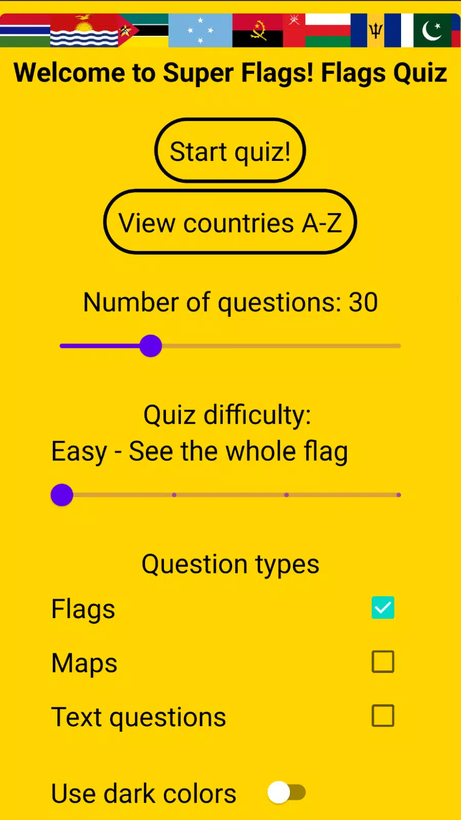 Super Flags! Flag Quiz 스크린샷 0