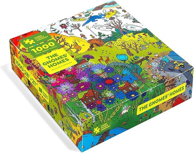 Die Häuser der Gnomes • 1000 -teiliges Puzzle von der Magic Puzzle Company • Serie drei