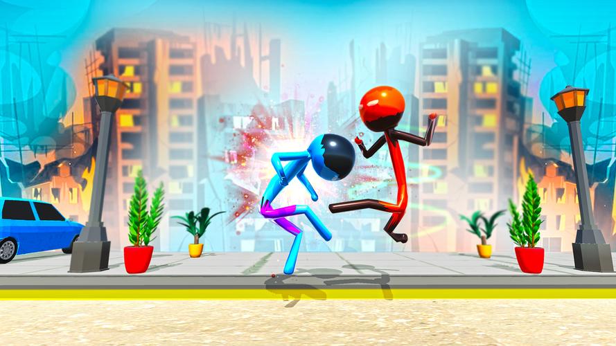 Stickman Ninja Fight: Ropehero應用截圖第2張