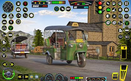 Schermata Rickshaw Game Rickshaw Driving 1