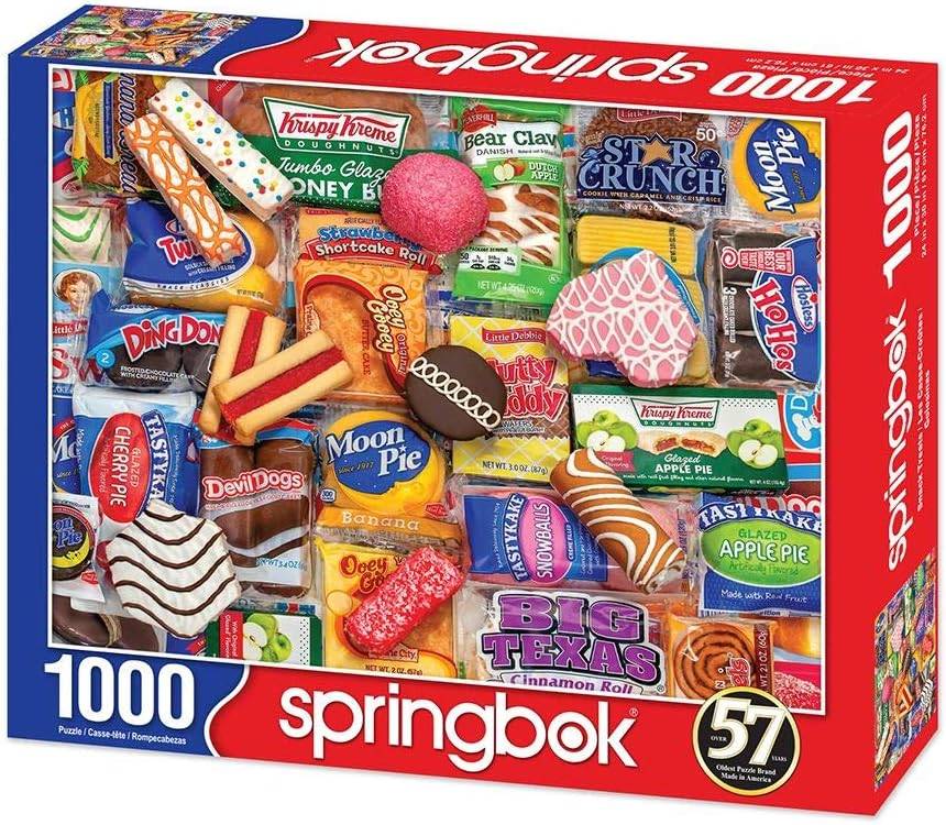 Springboks 1000 -teiliges Puzzle -Snack -Leckereien