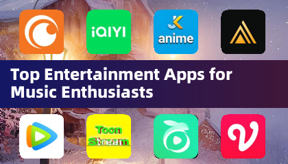 Nangungunang mga apps sa libangan para sa mga mahilig sa musika