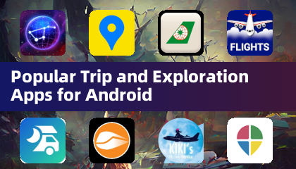 Aplicativos Populares de Viagem e Exploração para Android