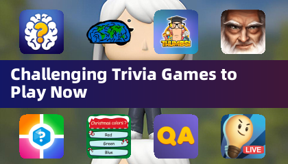 Challenging Trivia Games to Play Now