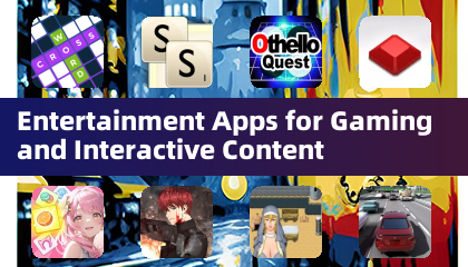 Unterhaltsungs-Apps für Gaming und interaktive Inhalte