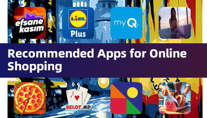 Applications recommandées pour les achats en ligne