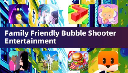 Familienfreundliches Bubble-Shooter-Abenteuer