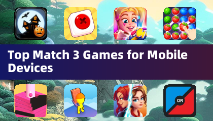 Beste Match-3-Spiele für mobile Geräte