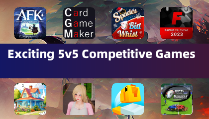 Jogos competitivos emocionantes de 5v5