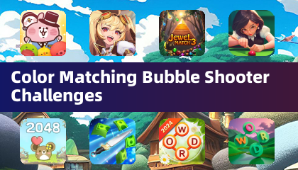 色彩匹配泡泡射击挑战