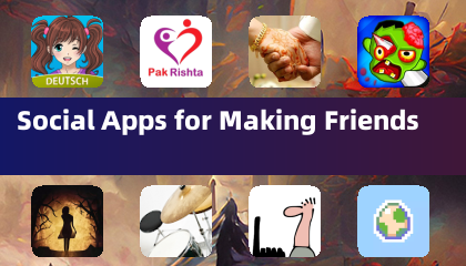 친구 만들기 위한 소셜 앱