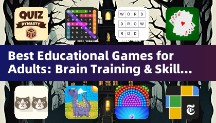 Best Educational Games for Adults: Brain Training & Skill Development (Puzzle Games)